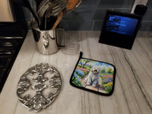 Load image into Gallery viewer, Komondor Spring Path Pot Holders - Set of 2 Decorative Kitchen Helpers | Made in the USA