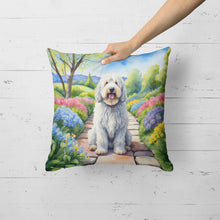 Load image into Gallery viewer, Komondor Spring Path Throw Pillow