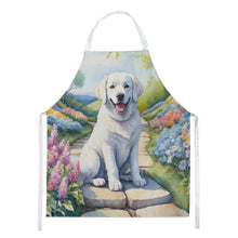 Load image into Gallery viewer, Kuvasz Spring Path Apron – Artist-Designed Kitchen, BBQ &amp; Craft Apron