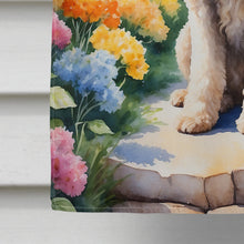 Load image into Gallery viewer, Labradoodle Spring Path House Flag