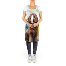 Load image into Gallery viewer, Labradoodle Spring Path Apron – Artist-Designed Kitchen, BBQ &amp; Craft Apron
