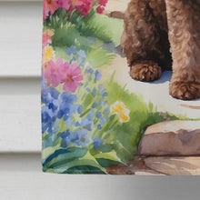 Load image into Gallery viewer, Labradoodle Spring Path House Flag