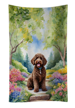 Load image into Gallery viewer, Labradoodle Spring Path Kitchen Towel