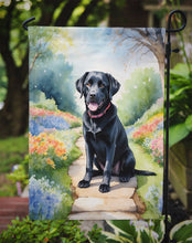 Load image into Gallery viewer, Labrador Retriever Spring Path Garden Flag  – Dog-Themed Floral Outdoor Decor