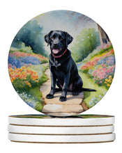 Load image into Gallery viewer, Labrador Retriever Spring Path Large Sandstone Coasters Pack of 4