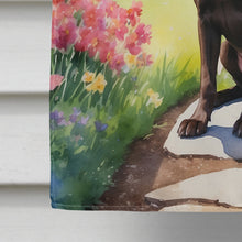 Load image into Gallery viewer, Labrador Retriever Spring Path House Flag