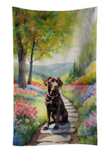 Load image into Gallery viewer, Labrador Retriever Spring Path Kitchen Towel