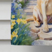 Load image into Gallery viewer, Labrador Retriever Spring Path House Flag