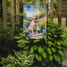 Load image into Gallery viewer, Labrador Retriever Spring Path Garden Flag  – Dog-Themed Floral Outdoor Decor