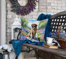 Load image into Gallery viewer, Leonberger Spring Path Throw Pillow