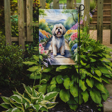 Load image into Gallery viewer, Lhasa Apso Spring Path Garden Flag  – Dog-Themed Floral Outdoor Decor