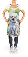 Load image into Gallery viewer, Maltese Spring Path Apron – Artist-Designed Kitchen, BBQ &amp; Craft Apron