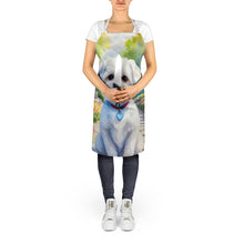 Load image into Gallery viewer, Maltese Spring Path Apron – Artist-Designed Kitchen, BBQ &amp; Craft Apron