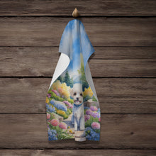 Load image into Gallery viewer, Maltipoo Spring Path Kitchen Towel