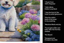 Load image into Gallery viewer, Maltipoo Spring Path Kitchen Towel