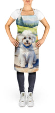 Load image into Gallery viewer, Maltipoo Spring Path Apron – Artist-Designed Kitchen, BBQ &amp; Craft Apron