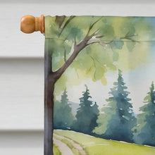 Load image into Gallery viewer, Maltipoo Spring Path House Flag