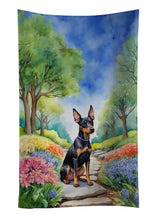 Load image into Gallery viewer, Manchester Terrier Spring Path Kitchen Towel
