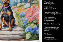 Load image into Gallery viewer, Miniature Pinscher Spring Path Kitchen Towel