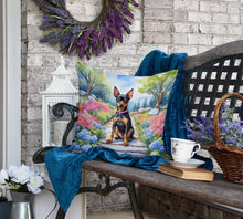 Load image into Gallery viewer, Miniature Pinscher Spring Path Throw Pillow
