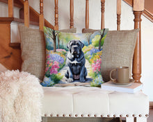Load image into Gallery viewer, Neapolitan Mastiff Spring Path Throw Pillow - 14x14 Decorative Pillow – Art for Your Home &amp; Patio