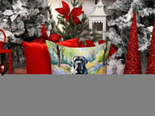 Load image into Gallery viewer, Neapolitan Mastiff Spring Path Throw Pillow - 14x14 Decorative Pillow – Art for Your Home &amp; Patio