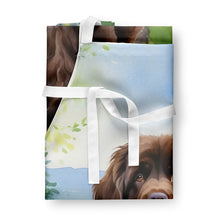 Load image into Gallery viewer, Newfoundland Spring Path Apron – Artist-Designed Kitchen, BBQ &amp; Craft Apron