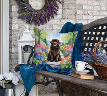 Load image into Gallery viewer, Newfoundland Spring Path Throw Pillow