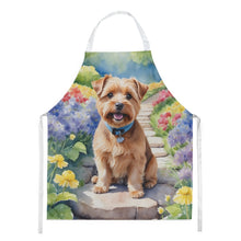 Load image into Gallery viewer, Norfolk Terrier Spring Path Apron – Artist-Designed Kitchen, BBQ &amp; Craft Apron