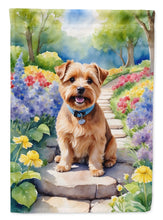 Load image into Gallery viewer, Norfolk Terrier Spring Path House Flag