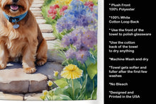 Load image into Gallery viewer, Norfolk Terrier Spring Path Kitchen Towel