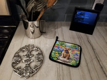 Load image into Gallery viewer, Norfolk Terrier Spring Path Pot Holders - Set of 2 Decorative Kitchen Helpers | Made in the USA