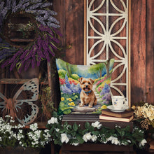 Load image into Gallery viewer, Norfolk Terrier Spring Path Throw Pillow