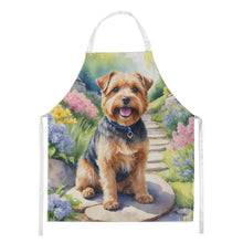 Load image into Gallery viewer, Norfolk Terrier Spring Path Apron – Artist-Designed Kitchen, BBQ &amp; Craft Apron