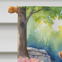 Load image into Gallery viewer, Norfolk Terrier Spring Path House Flag