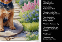 Load image into Gallery viewer, Norfolk Terrier Spring Path Kitchen Towel