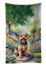 Load image into Gallery viewer, Norfolk Terrier Spring Path Kitchen Towel