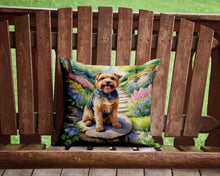 Load image into Gallery viewer, Norfolk Terrier Spring Path Throw Pillow - 14x14 Decorative Pillow – Art for Your Home &amp; Patio