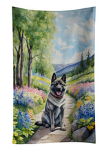 Load image into Gallery viewer, Norwegian Elkhound Spring Path Kitchen Towel
