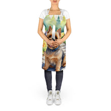 Load image into Gallery viewer, Norwich Terrier Spring Path Apron – Artist-Designed Kitchen, BBQ &amp; Craft Apron