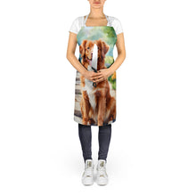 Load image into Gallery viewer, Nova Scotia Duck Tolling Retriever Spring Path Apron – Artist-Designed Kitchen, BBQ &amp; Craft Apron