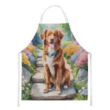 Load image into Gallery viewer, Nova Scotia Duck Tolling Retriever Spring Path Apron – Artist-Designed Kitchen, BBQ &amp; Craft Apron