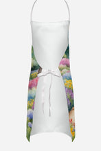 Load image into Gallery viewer, Old English Sheepdog Spring Path Apron – Artist-Designed Kitchen, BBQ &amp; Craft Apron