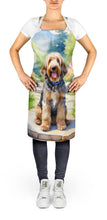 Load image into Gallery viewer, Otterhound Spring Path Apron – Artist-Designed Kitchen, BBQ &amp; Craft Apron