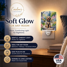 Load image into Gallery viewer, Otterhound Spring Path Ceramic Night Light Compact, UL-Certified, Ideal for Bedroom, Bathroom, Nursery, Hallway, Kitchen, 6x4x3, Multicolor