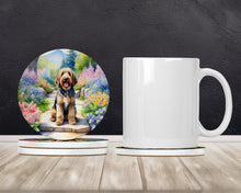 Load image into Gallery viewer, Otterhound Spring Path Large Sandstone Coasters Pack of 4