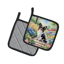 Load image into Gallery viewer, Papillon Spring Path Pot Holders - Set of 2 Decorative Kitchen Helpers | Made in the USA