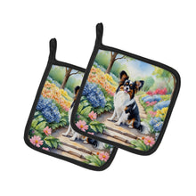 Load image into Gallery viewer, Papillon Spring Path Pot Holders - Set of 2 Decorative Kitchen Helpers | Made in the USA