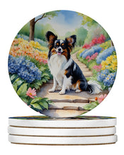 Load image into Gallery viewer, Papillon Spring Path Large Sandstone Coasters Pack of 4
