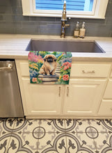 Load image into Gallery viewer, Pekingese Spring Path Kitchen Towel